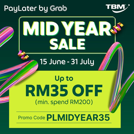 【Online Exclusive】TBM x Grab Mid Year Sale | 15 June – 31 July 2026 - TBM Online