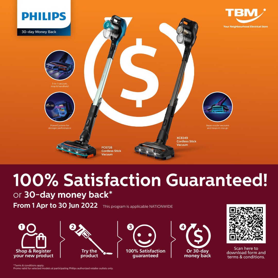 Philips 30-day Money Back Guarantee Offer - TBM Online