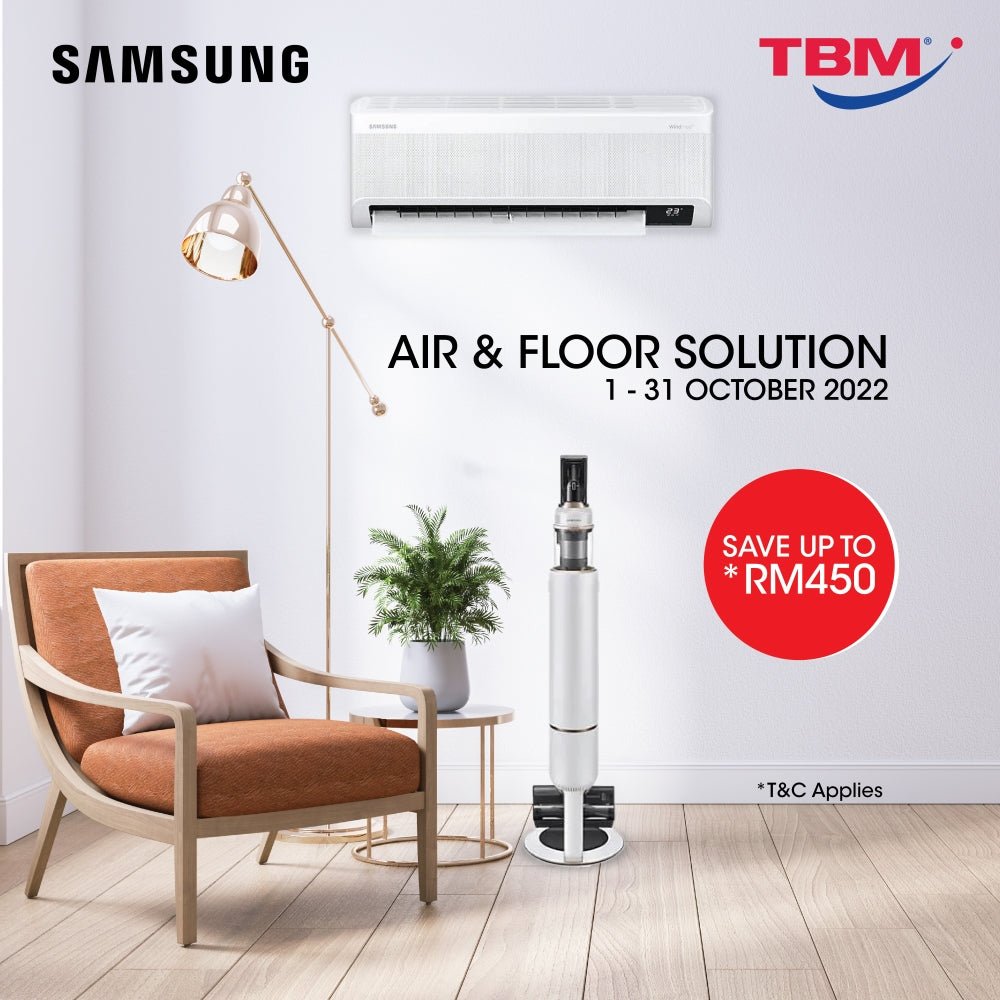 Samsung Air and Floor Solution | Ends 31 October 2022 - TBM Online