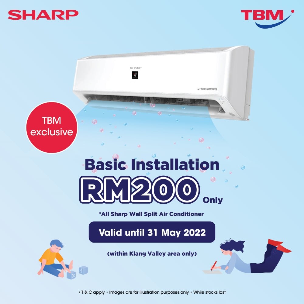 Sharp Air Conditioner May Exclusive - TBM Online