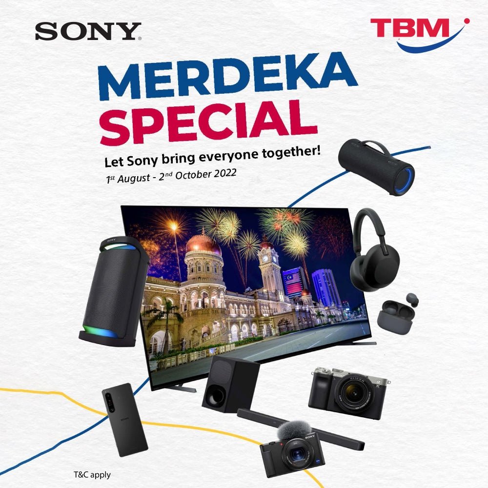 SONY Merdeka Special Sale - TBM Online