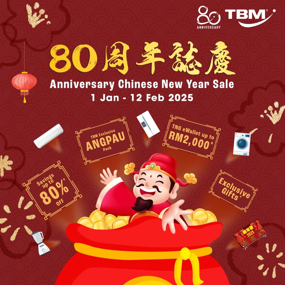 TBM 80th Anniversary CNY Sale | 1 Jan – 12 Feb 2025 - TBM Online