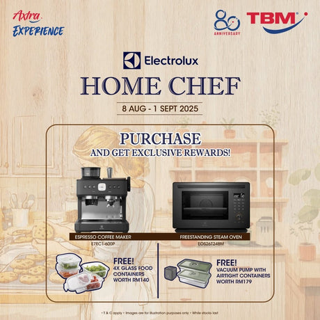 TBM | Axtra Experience x Electrolux Home Chef | 8 Aug - 1 Sept 2025 - TBM Online