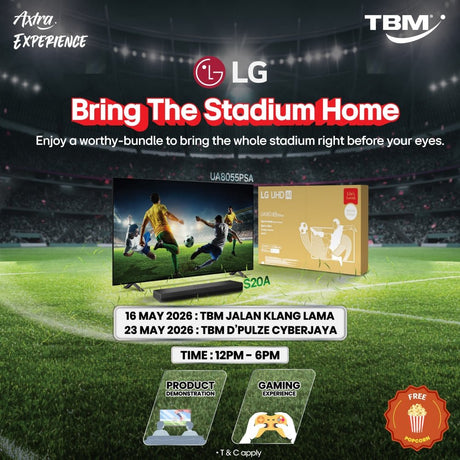 TBM | Axtra Experience x LG: Bring The Stadium Home | 16 May & 23 May 2026 - TBM Online