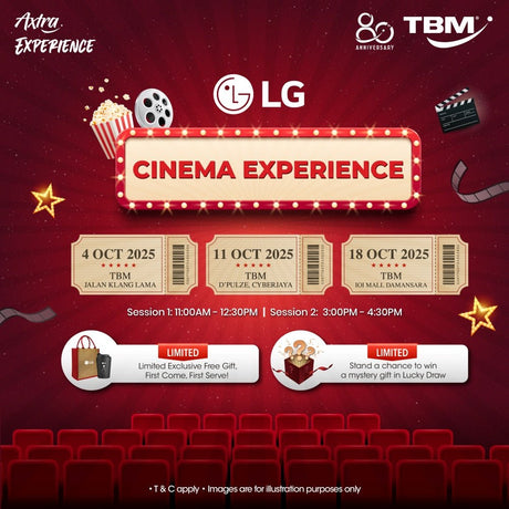 TBM | Axtra Experience x LG: Cinema Experience | 4/11/18 Oct 2025 - TBM Online