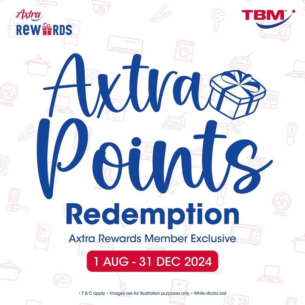 TBM Axtra Rewards Points Redemption | 1 Aug - 31 Dec 2024 - TBM Online