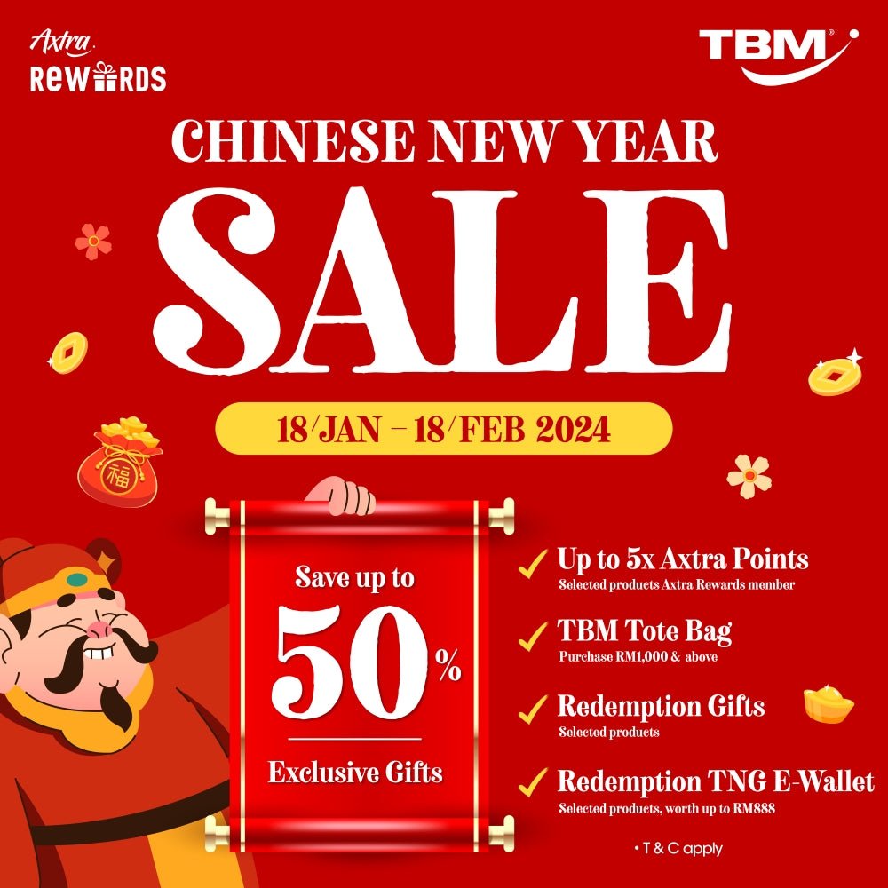 TBM CNY Sale | 18 Jan – 18 Feb 2024 - TBM Online