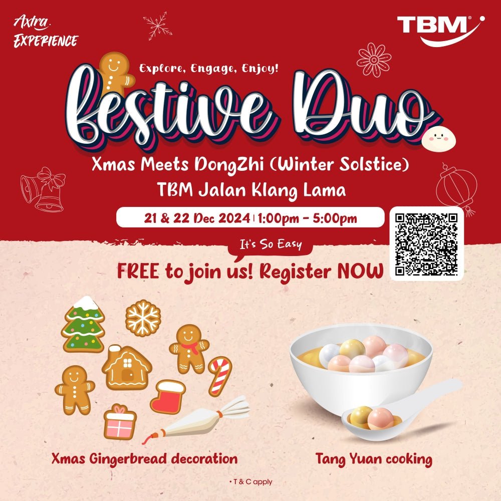 TBM Festive Duo: Where Christmas Meets DongZhi | 21 & 22 Dec 2024 - TBM Online