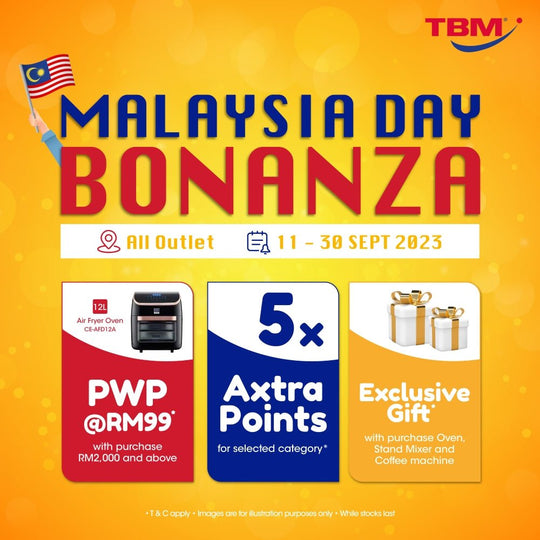 TBM Malaysia Day Bonanza | 11 - 30 Sept 2023