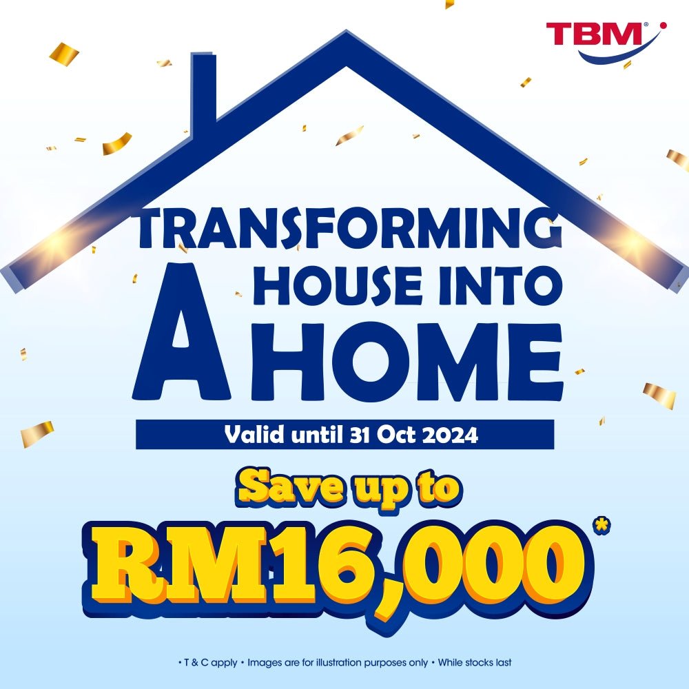 TBM Markdown Madness - Transforming A House Into A Home | 1 Sept – 31 Oct 2024 - TBM Online