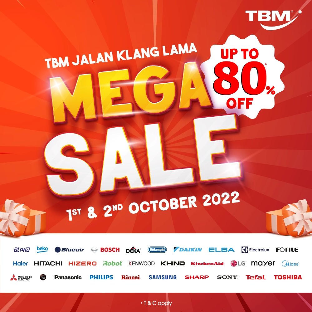 TBM MEGA SALE 2022 | 01 – 02 Oct 2022 - TBM Online