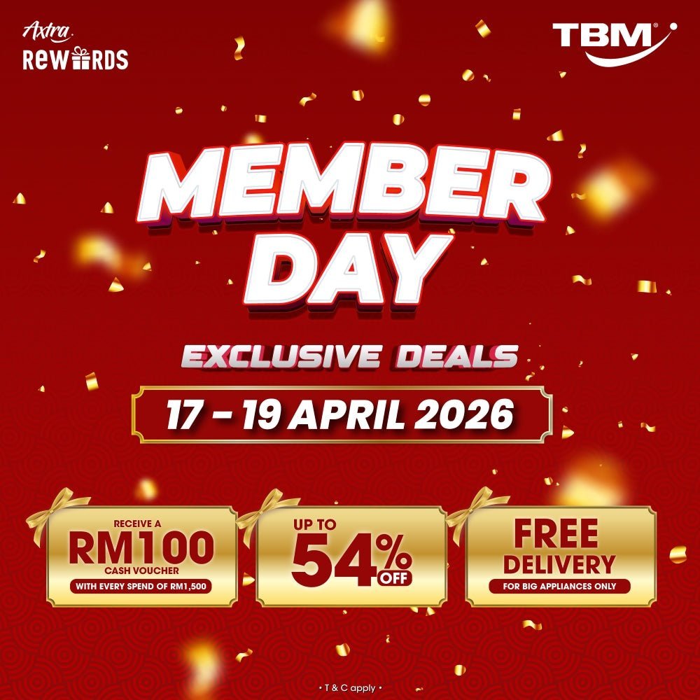 TBM MEMBER DAY EXCLUSIVE SALE | 17 – 19 Apr 2026 - TBM Online