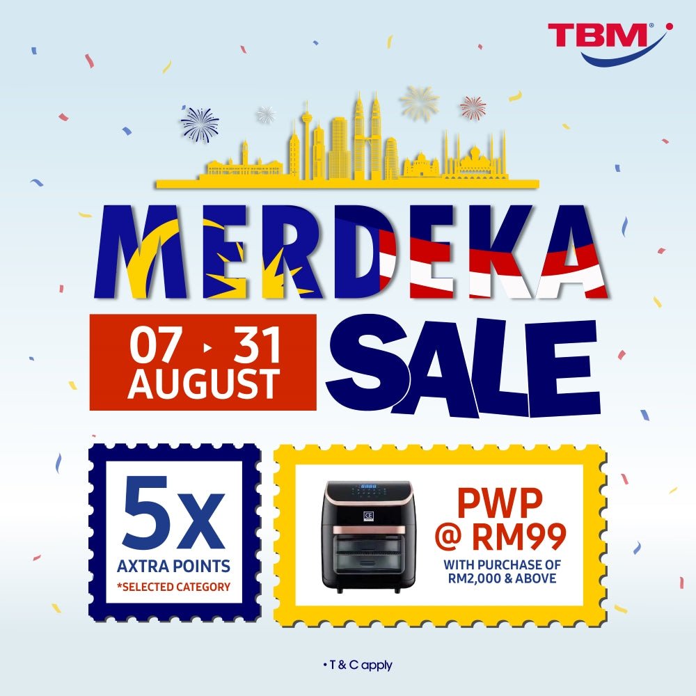 TBM Merdeka Sale │ 7 – 31 Aug 2023 - TBM Online