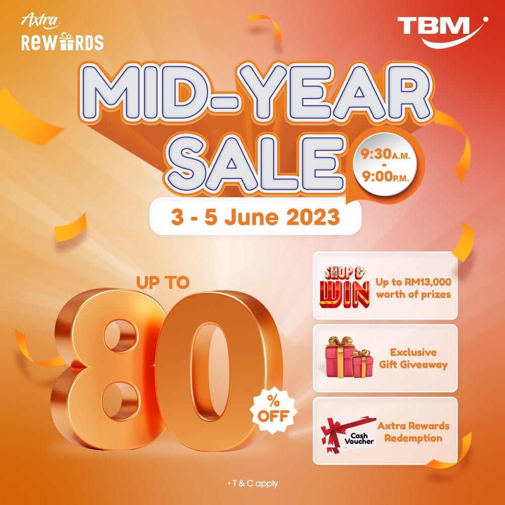 TBM MID-YEAR SALE | 3 – 5 June 2023 - TBM Online