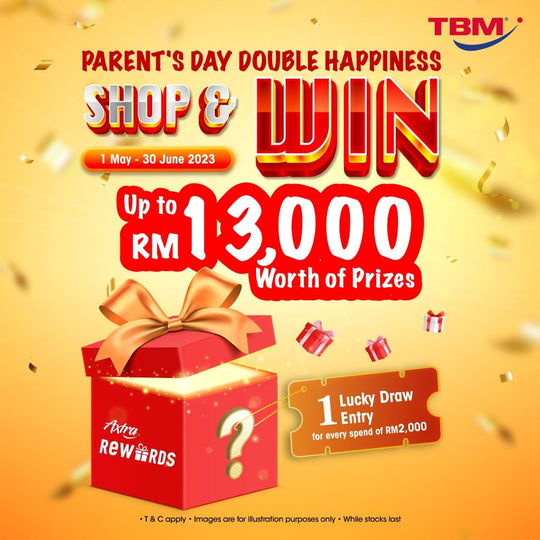 TBM Parent’s Day Double Happiness Shop & Win | 1 May – 30 Jun 2023