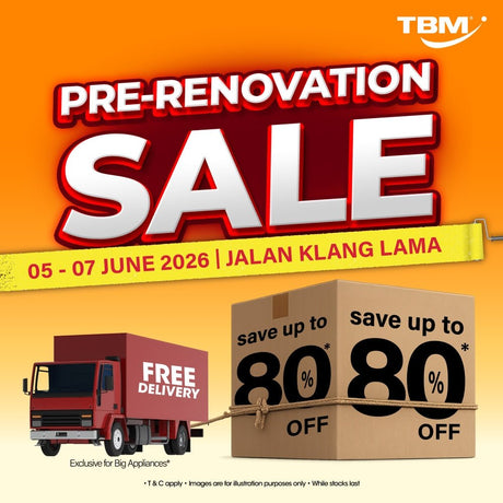 TBM Pre-Renovation Sale @Jalan Klang Lama | 5 – 7 June 2026 - TBM Online