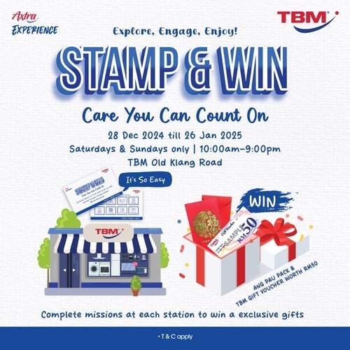 TBM Stamp & Win x Care You Can Count On | 28 Dec 2024 - 26 Jan 2025 - TBM Online