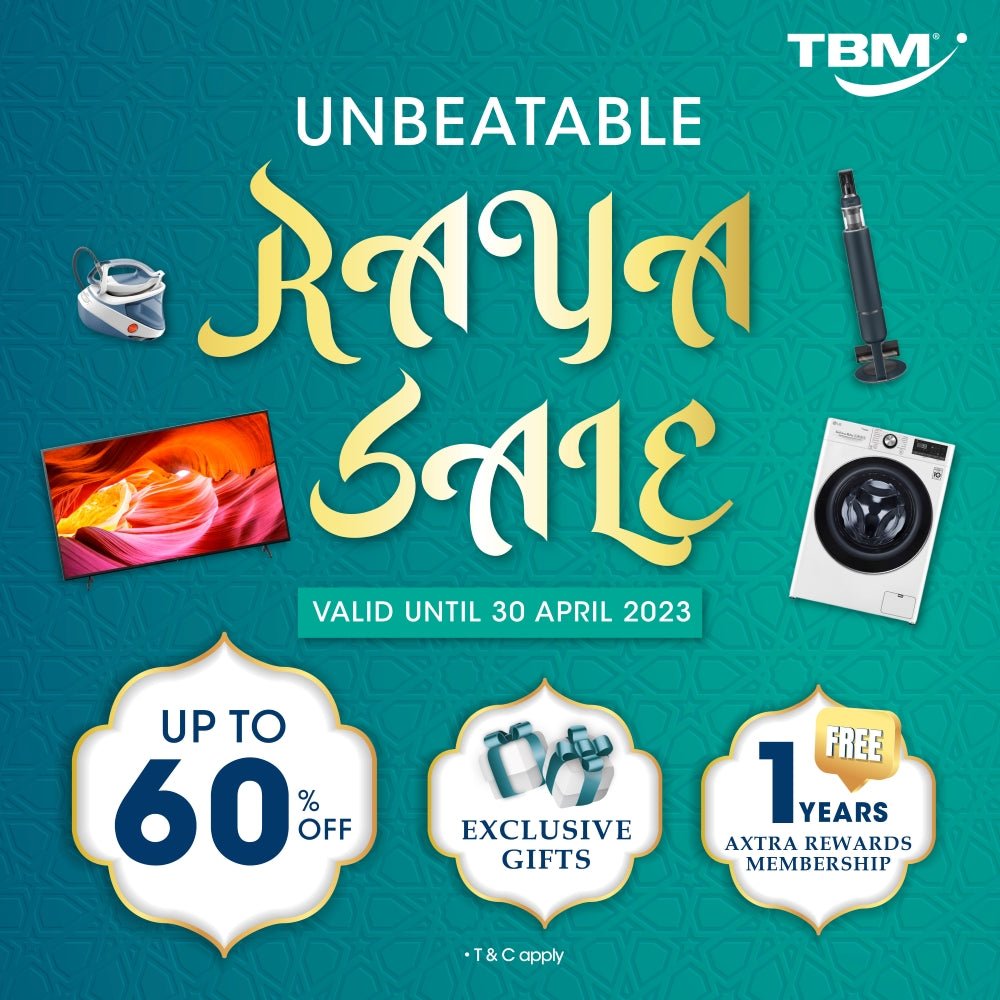 TBM Unbeatable Raya Sale | 10 Mar – 30 Apr 2023 - TBM Online
