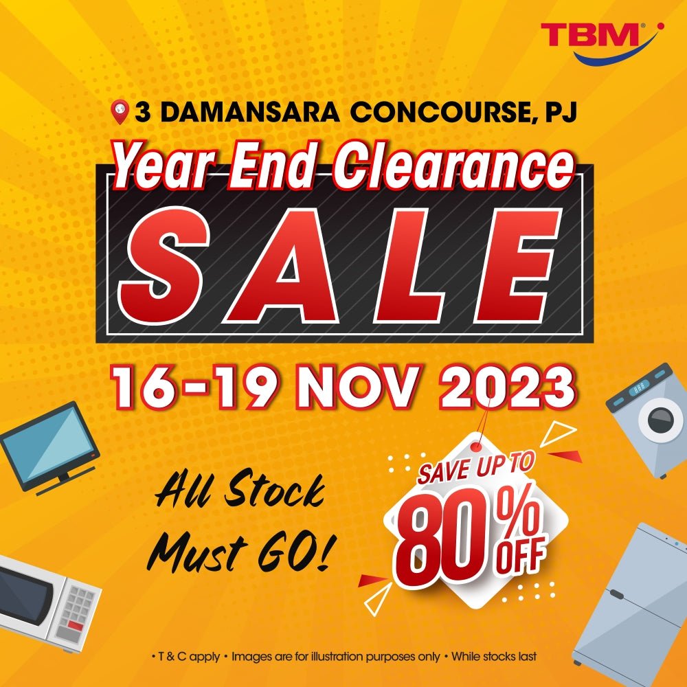 TBM x 3 Damansara Concourse Year End Sale │ 16 – 19 Nov 2023 - TBM Online