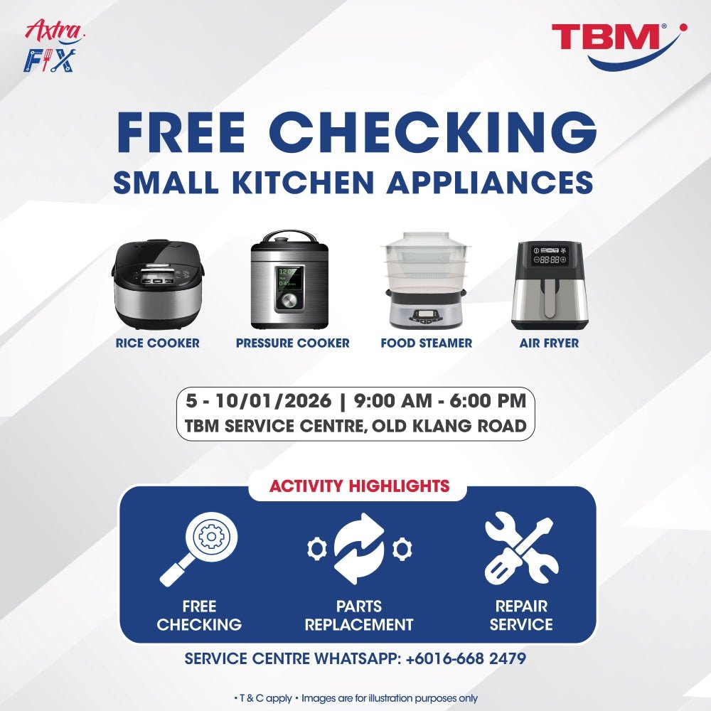 TBM x Axtra Fix - Keeping Your Appliances in Top Shape | 5 – 10 Jan 2026 - TBM Online