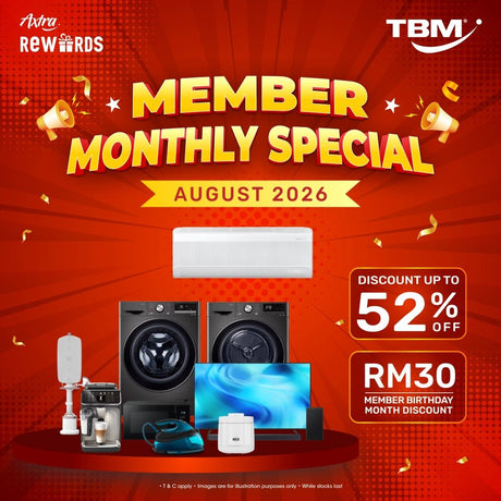 TBM x Axtra Rewards: Member Monthly Special | 1 – 31 Aug 2026 - TBM Online