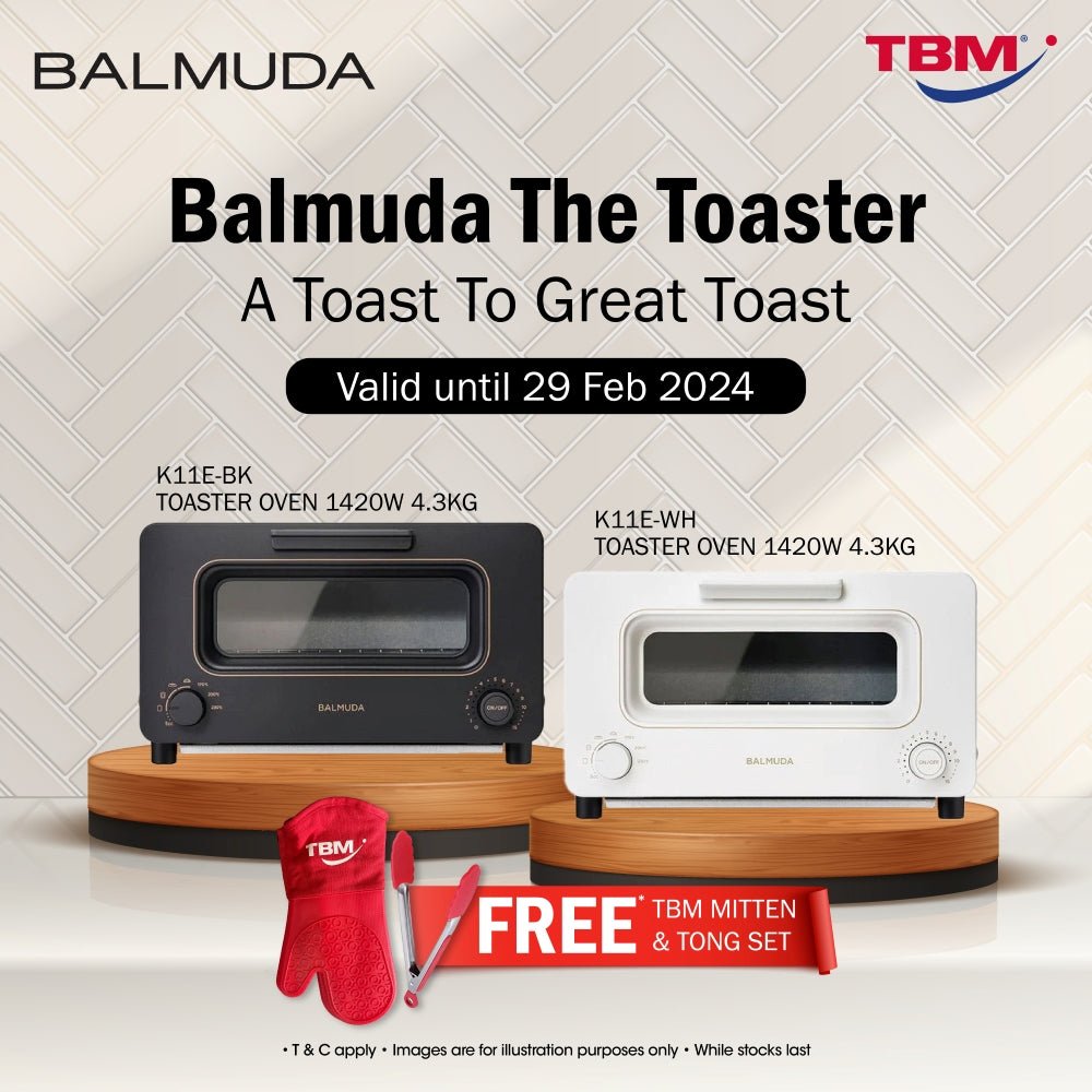 TBM x Balmuda the Toaster – A Toast to Great Toast | Valid till 29 Feb 2024 - TBM Online