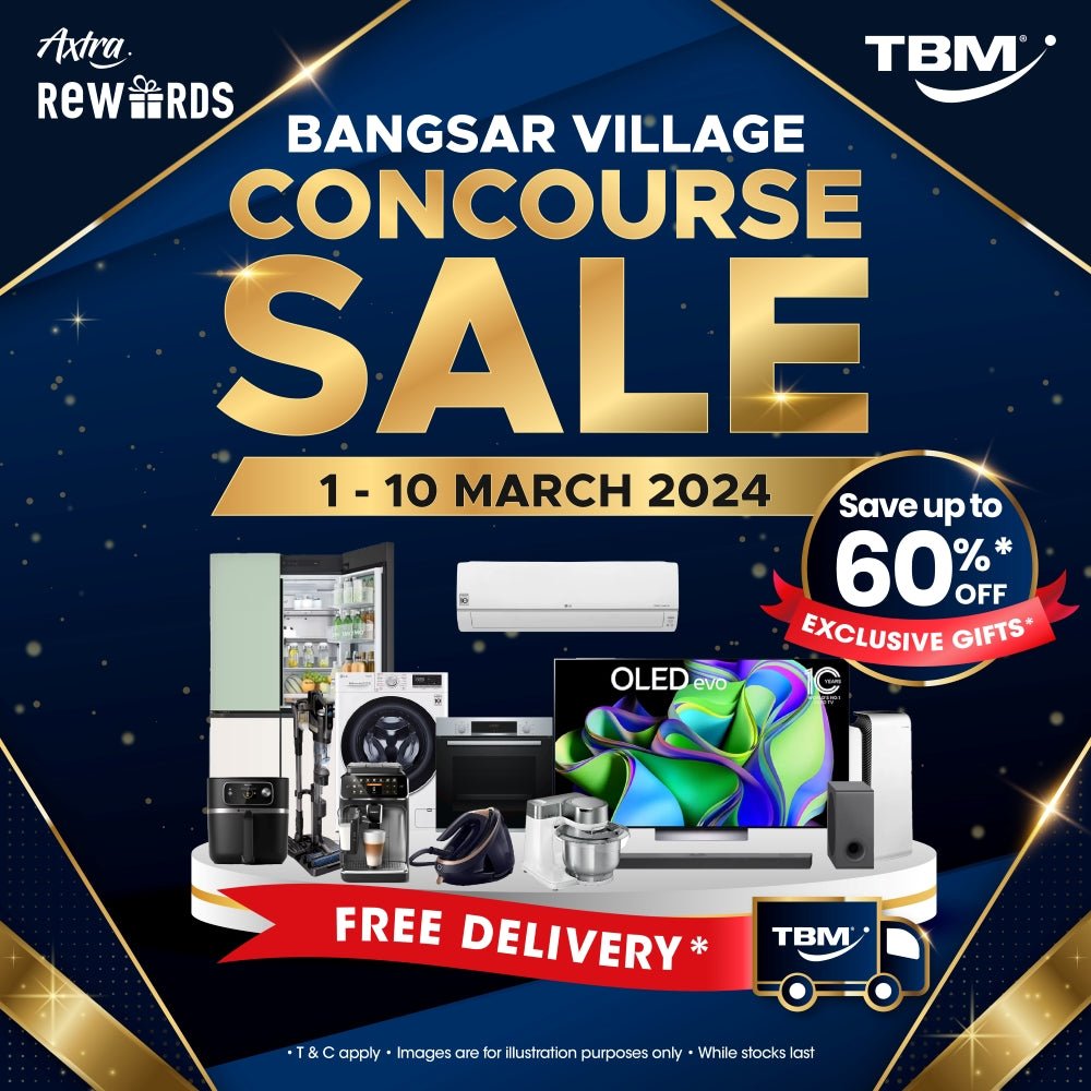 TBM x Bangsar Village Concourse Sale │ 1 – 10 March 2024 - TBM Online