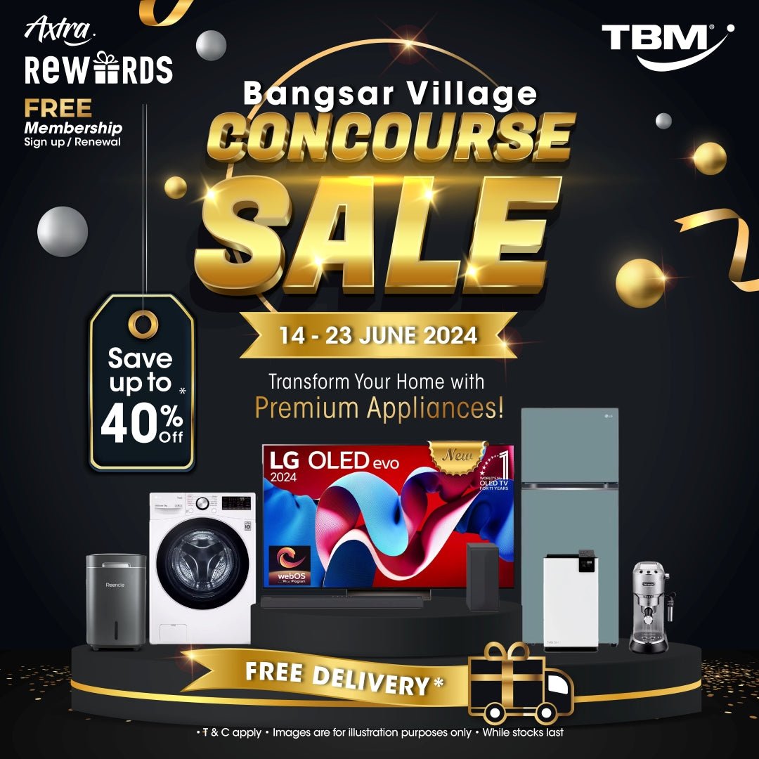 TBM x Bangsar Village Concourse Sale │ 14 – 23 June 2024 - TBM Online