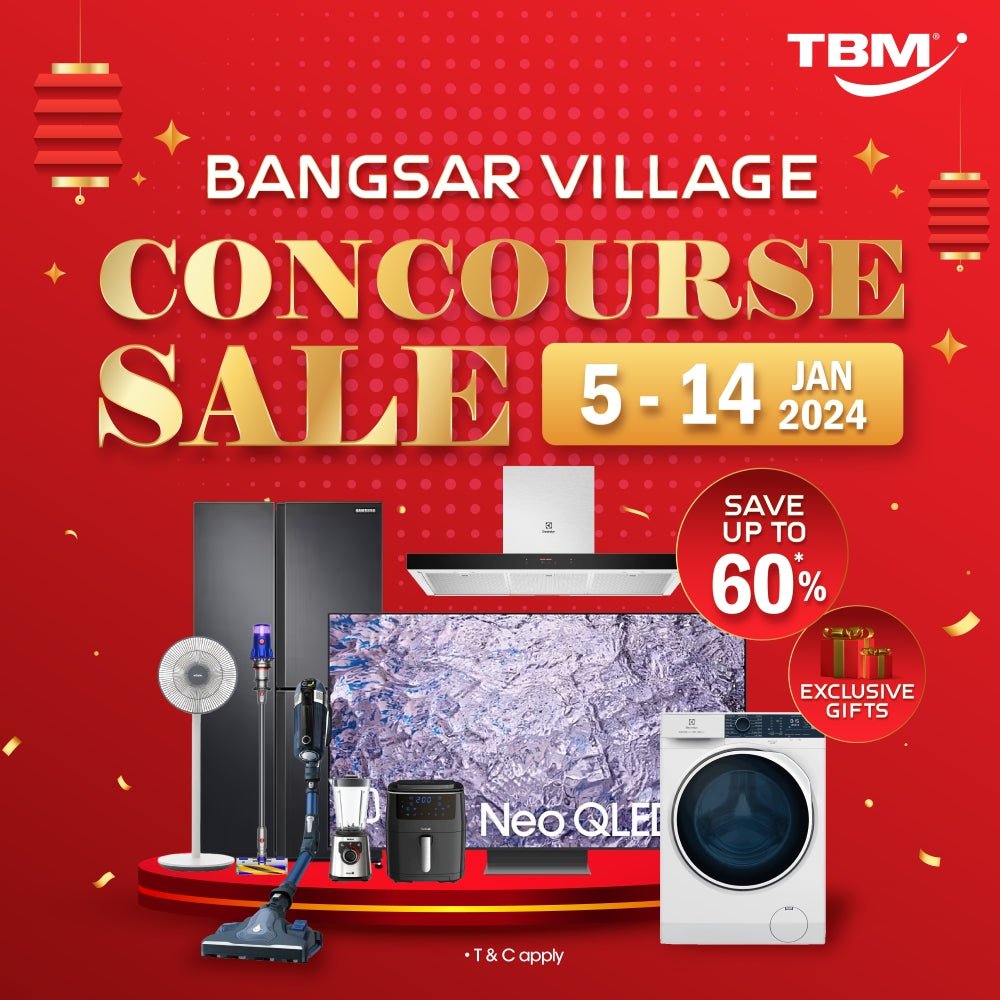 TBM x Bangsar Village Concourse Sale │ 5 – 14 Jan 2024 - TBM Online