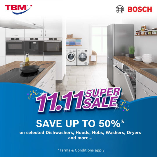 TBM x Bosch 11.11 Super Sale | 11 – 13 Nov 2023