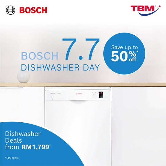 TBM x Bosch 7.7 Dishwasher Day | 7 – 9 July 2023
