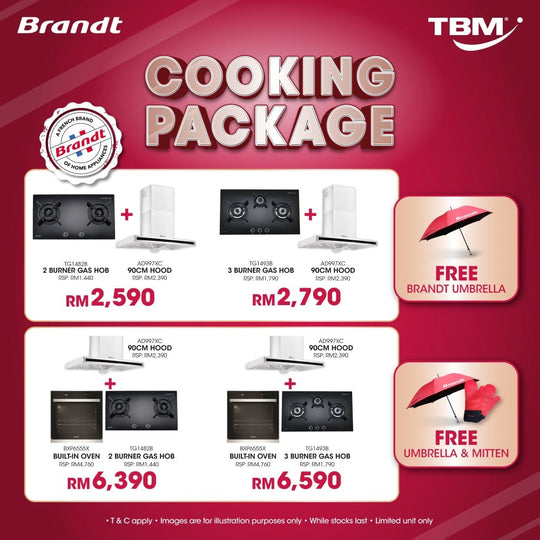 TBM x Brandt Cooking Package Deal | While Stocks Last