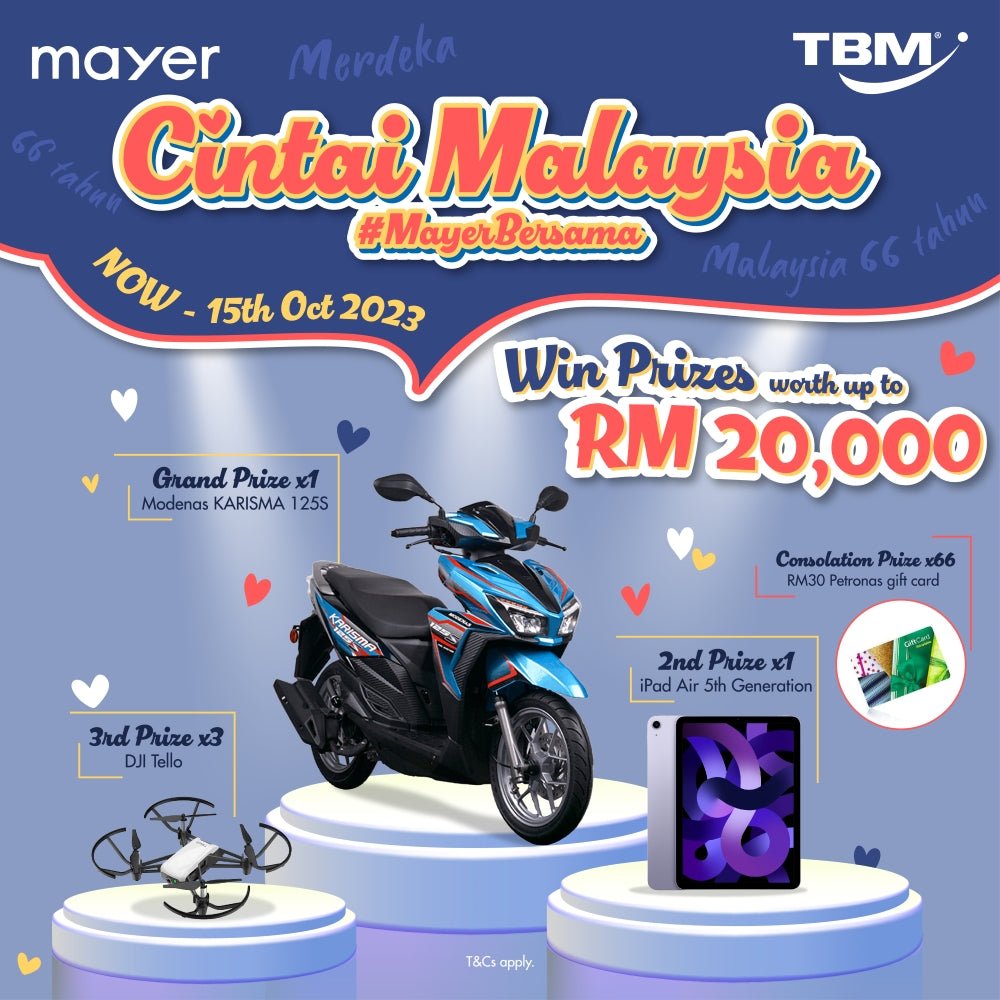 TBM x Cintai Malaysia Mayer Bersama | 15 Aug – 15 Oct 2023 - TBM Online