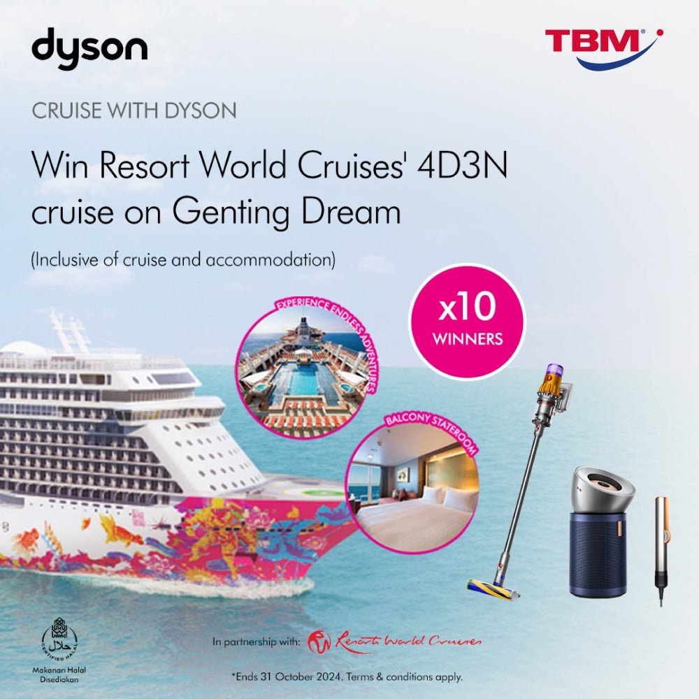 TBM x Cruise with Dyson | 1 Sep - 31 Oct 2024 - TBM Online