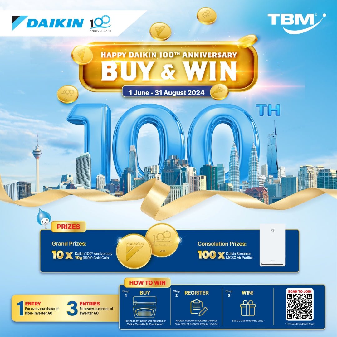 TBM x DAIKIN Buy & Win | 1 June - 31 August 2024 - TBM Online