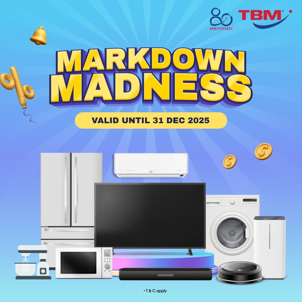 TBM x DECEMBER MARKDOWN MADNESS | Valid until 31 Dec 2025 - TBM Online