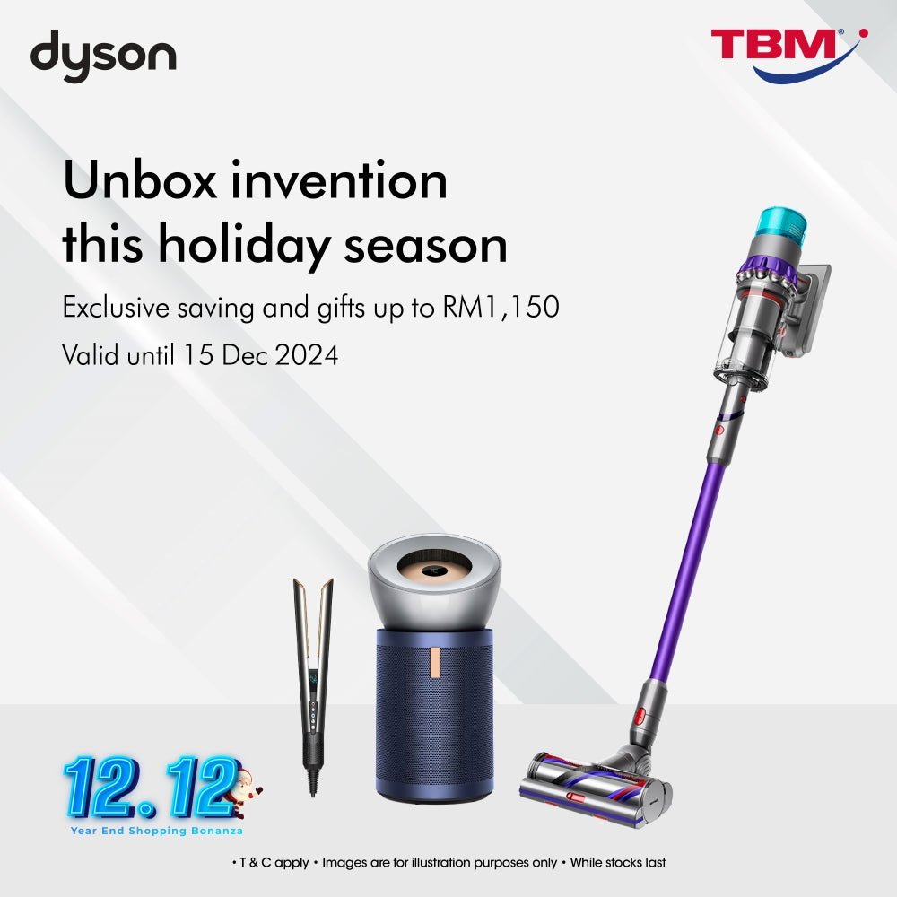 TBM x Dyson 12.12 Year End Clearance Bonanza | Valid until 15 Dec 2024 - TBM Online