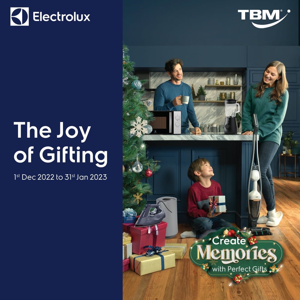 TBM x Electrolux Year End Promo │ 01 Dec 2022 - 31 Jan 2023 - TBM Online
