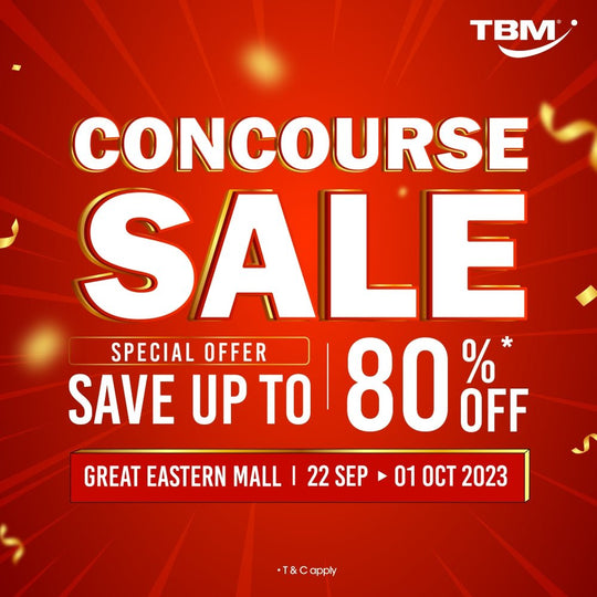 TBM x Great Eastern Mall Concourse Sale │ 22 Sept – 1 Oct 2023