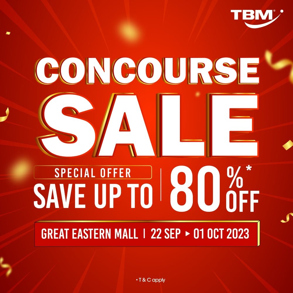 TBM x Great Eastern Mall Concourse Sale │ 22 Sept – 1 Oct 2023 - TBM Online