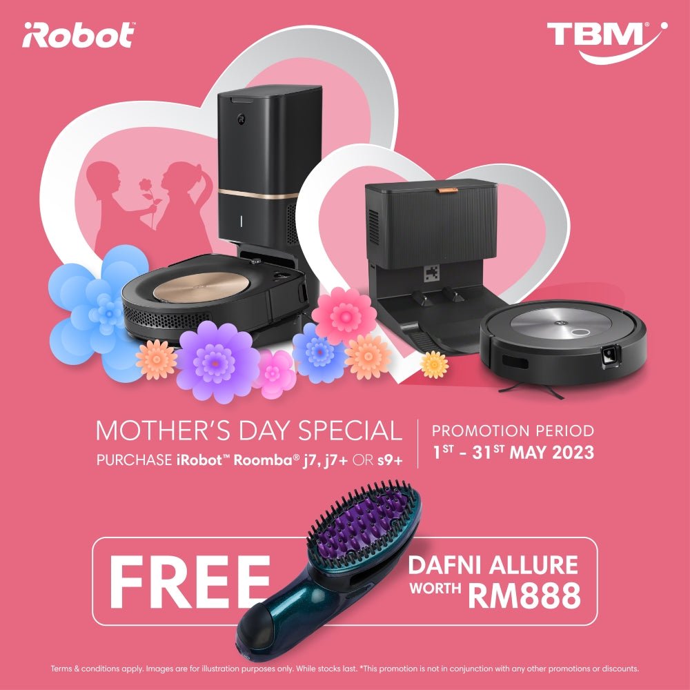 TBM x iRobot Mother’s Day | 1 – 31 May 2023 - TBM Online