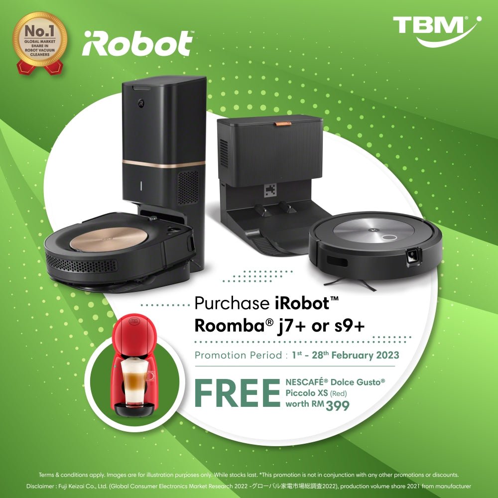 TBM x iRobot Promo | 1 – 28 Feb 2023 - TBM Online