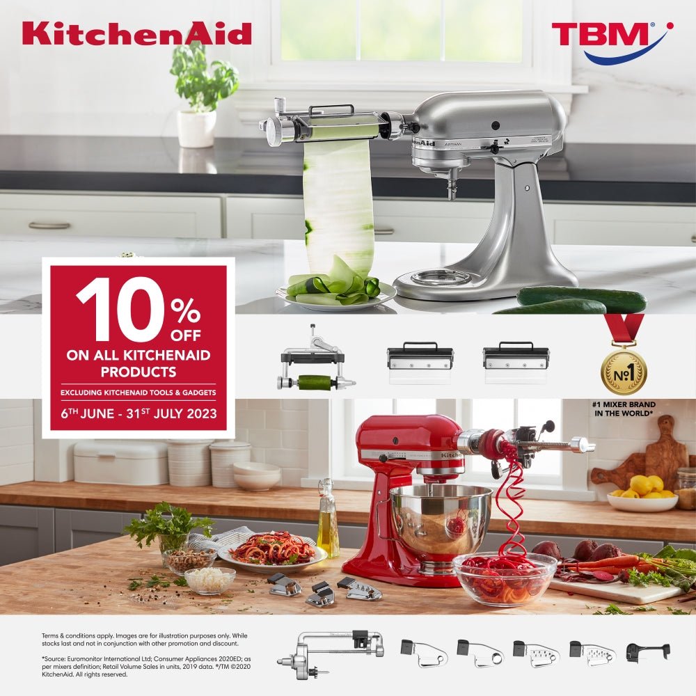 TBM x KitchenAid 10% Off Promo | 6 June – 31 July 2023 - TBM Online