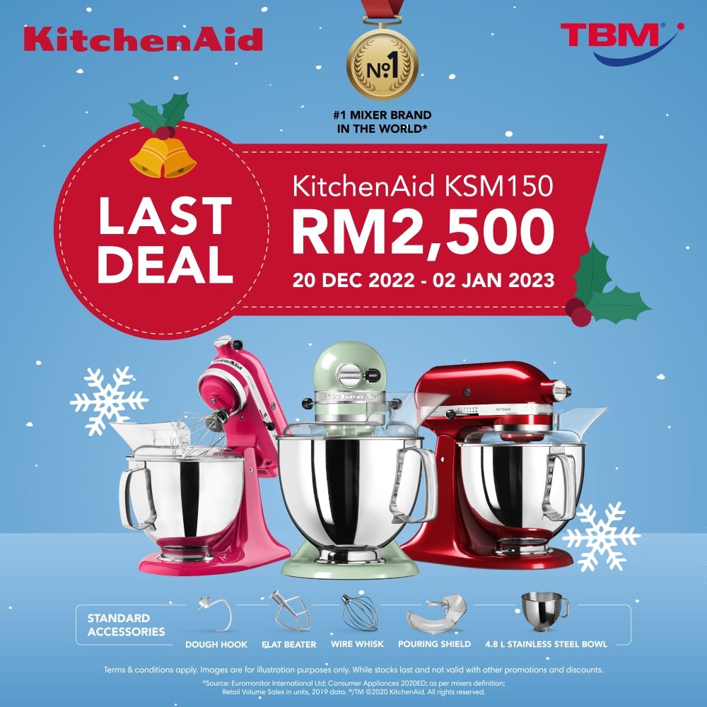 TBM x KitchenAid Special Christmas Promo | 20 Dec 2022 – 02 Jan 2023 - TBM Online