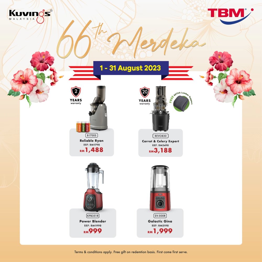 TBM x Kuvings 66th Merdeka Sales | 1 – 31 Aug 2023 - TBM Online