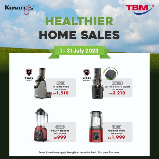 TBM x Kuvings Healthier Home Sales | 1 – 31 July 2023