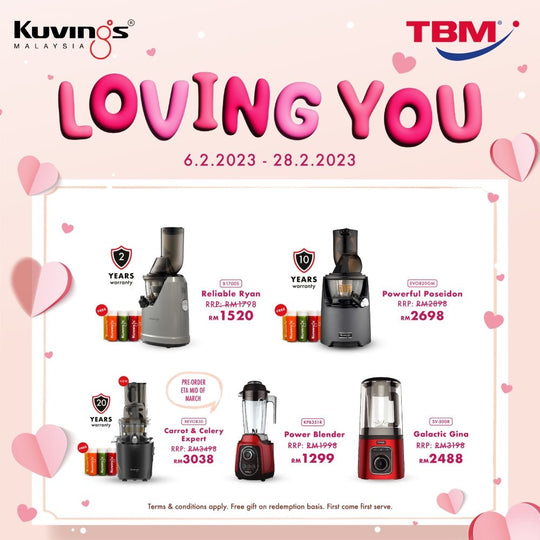 TBM x Kuvings Loving You Deal | 6 – 28 Feb 2023