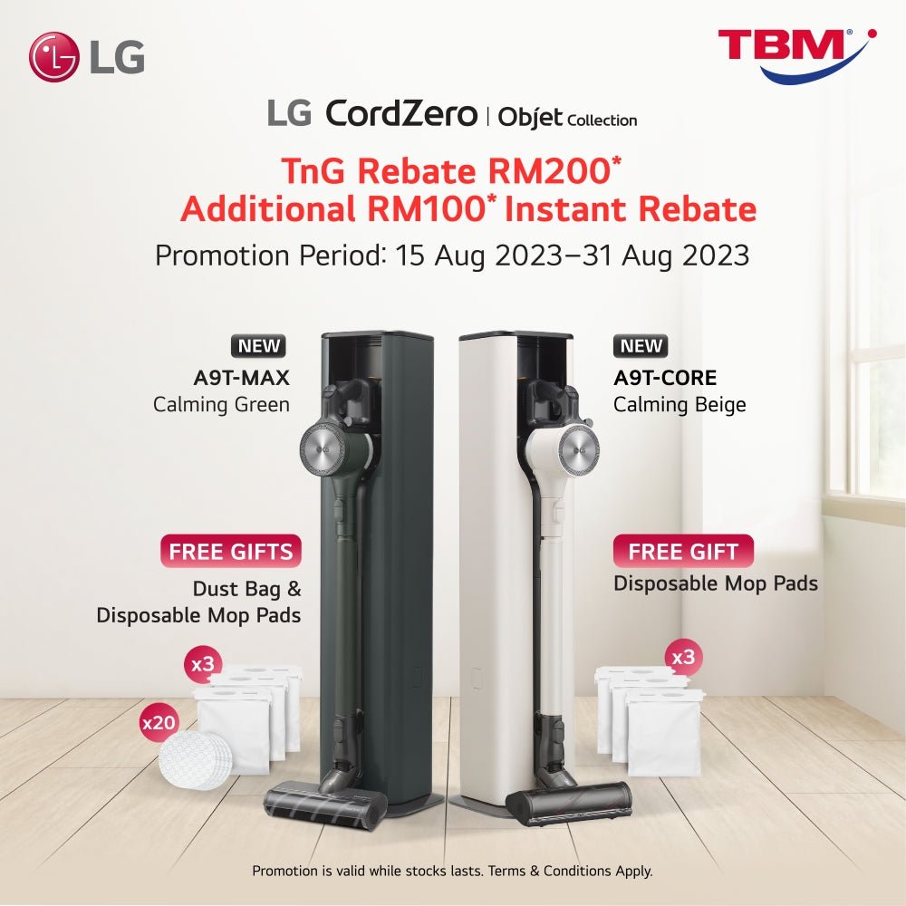 TBM x LG CordZero Objet Collection Promo | 15 – 31 Aug 2023 - TBM Online