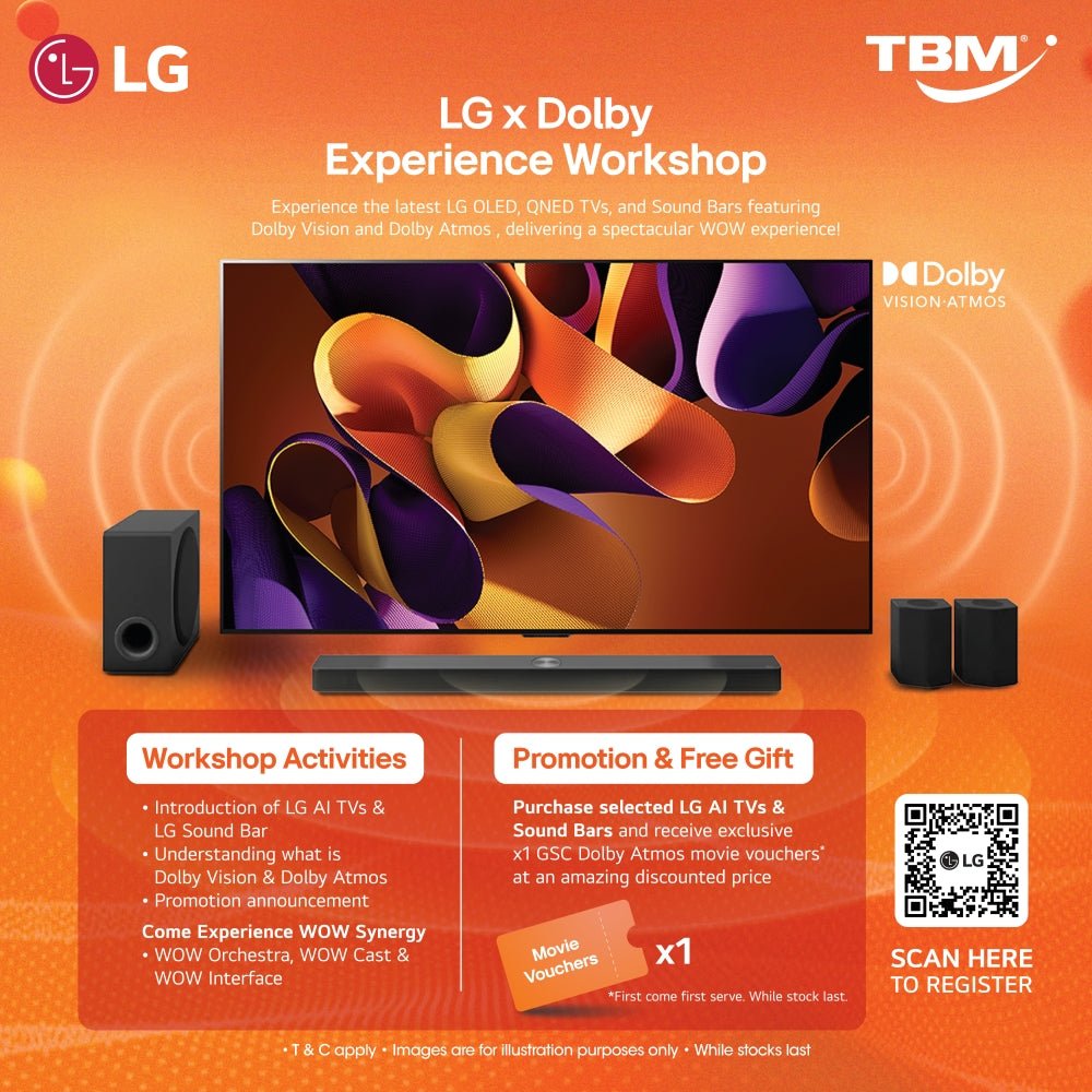 TBM x LG Dolby Experience Workshop @Central i-City | 16 November 2024 - TBM Online