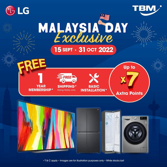 TBM x LG Malaysia Day Exclusive | 15 Sept – 31 Oct 2022